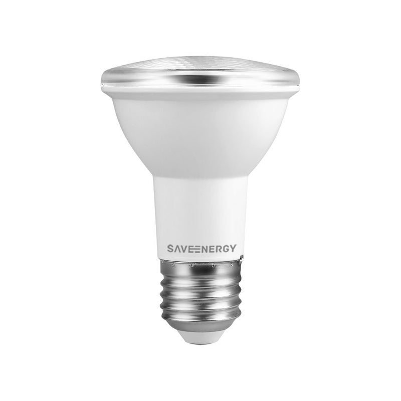 PAR20 7W 24° 500LM 4000K E27 BIV IP54 - SAVE ENERGY