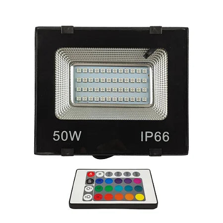 REFLETOR LED 50W RGB IP65 - AAA TOP BRIL