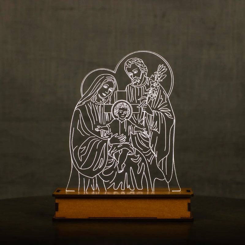 Luminária Abajur 3D Sagrada Família