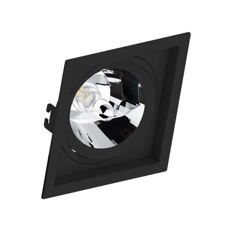 SPOT EMB QD RECUADO AR111 PT 170X170X35MM - SAVE ENERGY