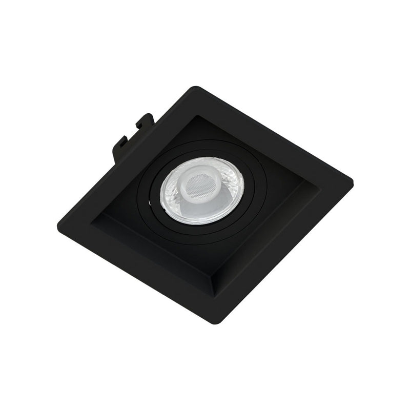 SPOT EMB QD RECUADO MR11 MINI DICROICA PRETO 70X70X35MM - SAVE ENERGY