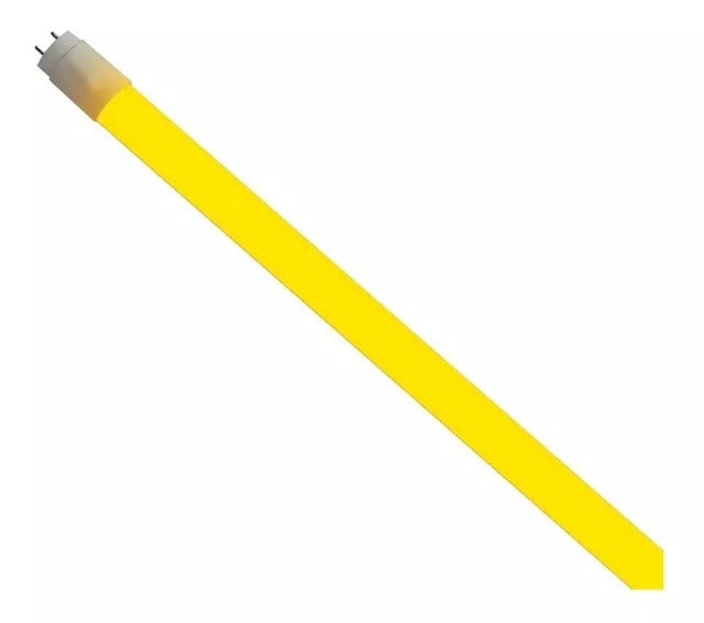 TUBOLED COLOR T8 10W LIGA 2 LADOS 60CM AMBAR/AMARELA - AAA TOP